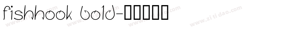 Fishhook Bold字体转换